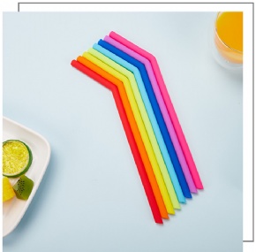 Safe Regular Drinking Straw Reusable Silicone Straws